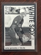 2022 Topps Archives Snapshots Romy Gonzalez Reverse Negative Parallel #/25 RC