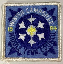 BSA BOY SCOUTS OF AMERICA Patch Vtg 1984 Tennessee Winter Camporee