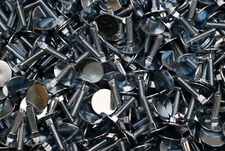 (175) Flat Elevator Bolt 1/4-20 x 1-1/4 Flush Mount Zinc Plated Bolts