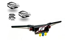 Fasst Flexx Flex 15 Handlebars Red Powermadd Sentinel Handguards Black White ATV