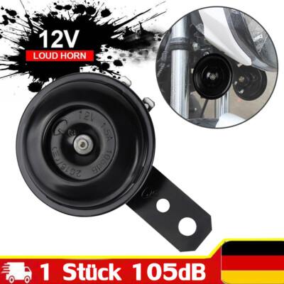 Mini Universal Motorrad Hupe 12V 105dB Super Laut Motorcycle Horn Signalhorn
