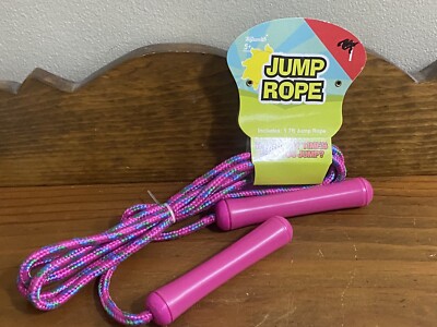 NWT Toysmith Kids 7ft Woven Jump Rope Pink Ages 5+ | eBay