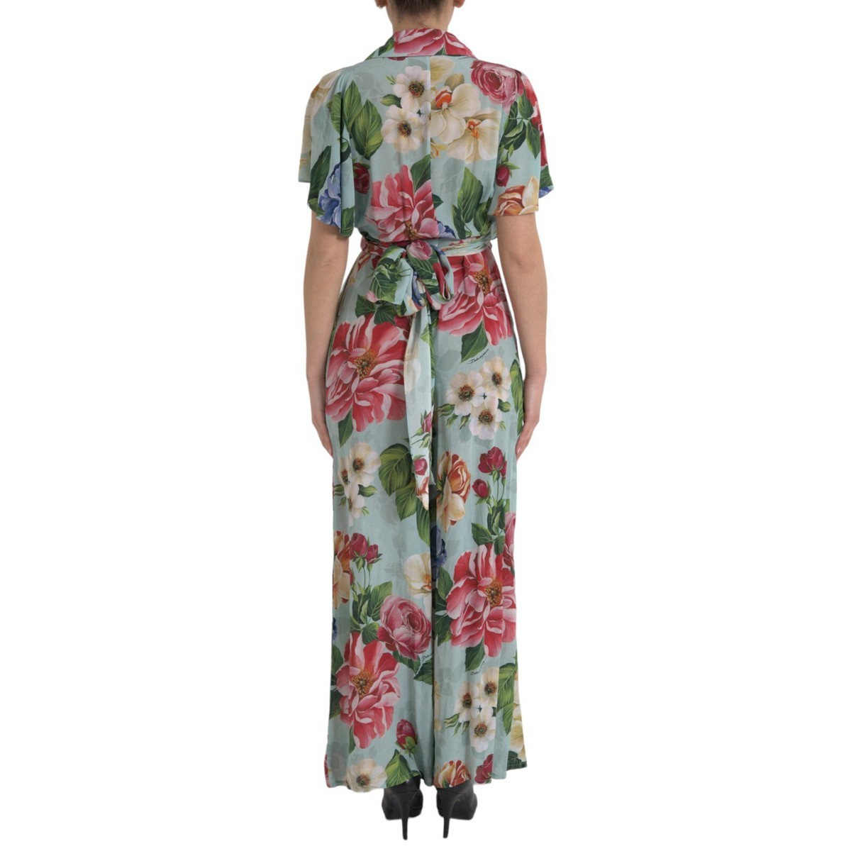 【関税&送料込】Dolce & Gabbana Dresses Jumpsuits Dolce & Gabbana Floral Lace-Trimmed Jumpsuit | Sendegaro SG