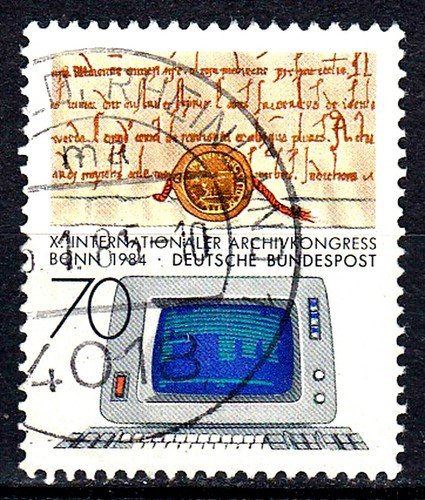 1224 Rundstempel gestempelt BRD Bund Deutschland Briefmarke Jahrgang 1984 1
