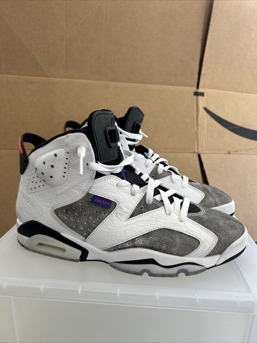 Air Jordan 6 Retro LTR Flint Size 11.5 CI3125-100 Grey White