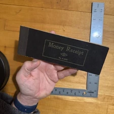 Vintage Money Receipt Book 1931 Calendar Date
