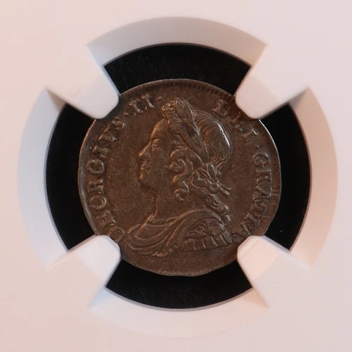 1746/5 Great Britain "King George II" Maundy 3 Pence - NGC XF45! Lovely Original