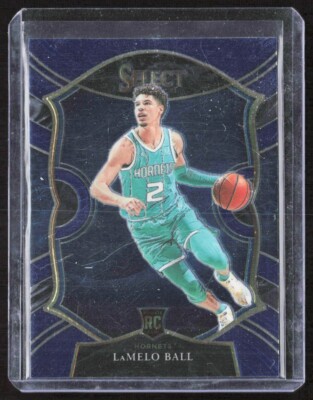 2020-21 3321E Panini Select BLUE LaMelo Ball Rookie Charlotte Hornets #63
