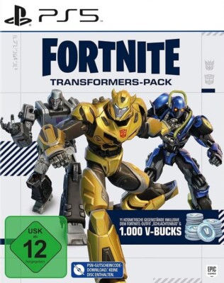 Fortnite Transformers Pack PS 5 Download Erweiterung PSN Code Email (OhneCD/DVD)