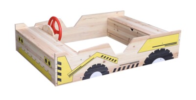 Auto Holz Sandgrube Kinder Garten spielen