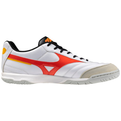 MIZUNO MORELIA HALLE CLASSIC INDOOR FUSSBALLSCHUHE FUTSA WEISS ROT