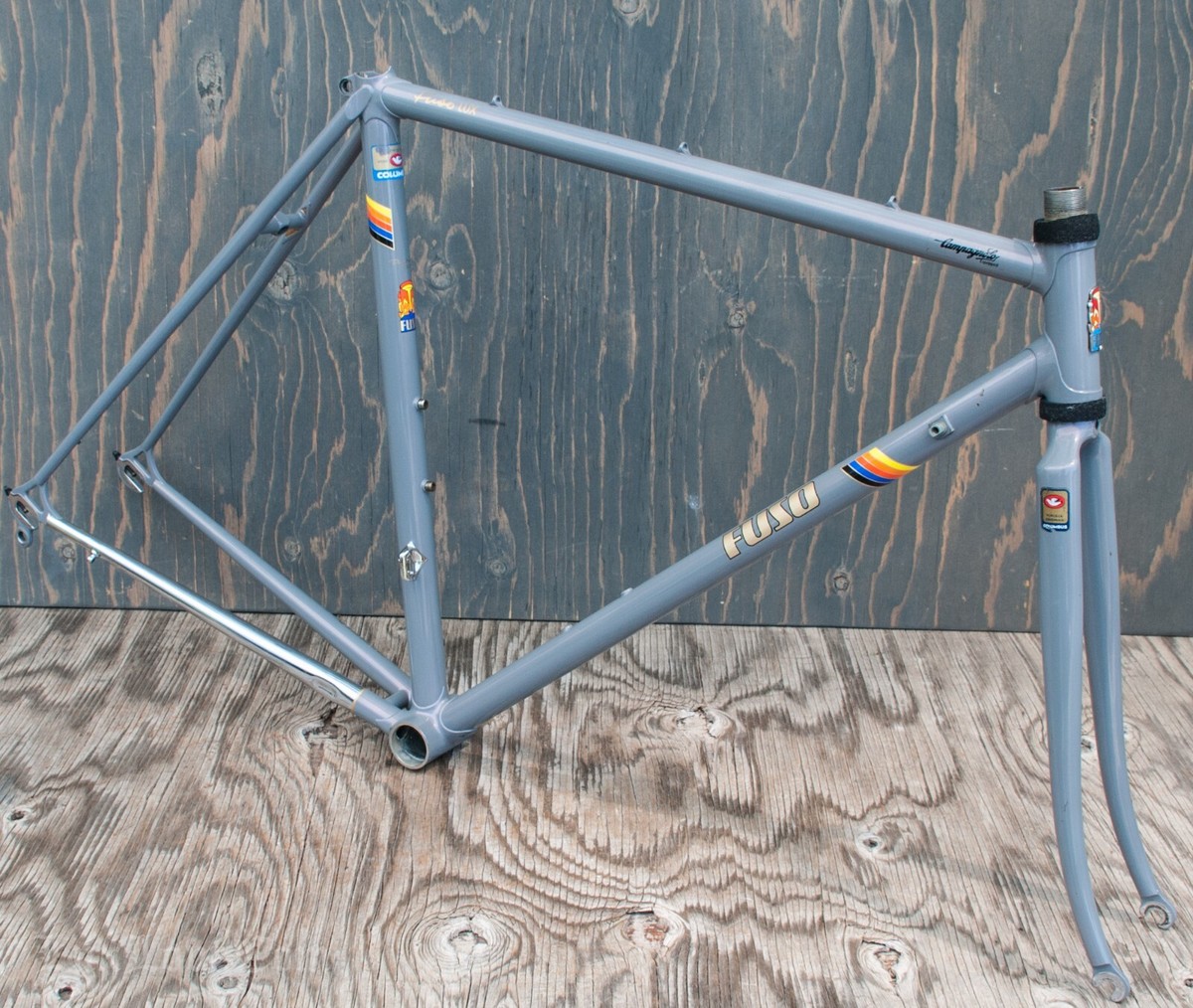 Vintage 86 Dave Moulton Fuso Lux RoadBike FRAME FORK Columbus