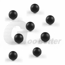 Kule gumowe nitrylowe czarne okrągłe solidne Ø 4mm 4,5mm 5mm 6mm 7mm 8mm 9,5mm 12,7mm