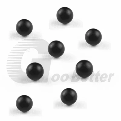 Nitril Gummikugeln Schwarz Rund Massiv Ø 4mm 4.5mm 5mm 6mm 7mm 8mm 9.5mm 12.7mm - Bild 1 von 4