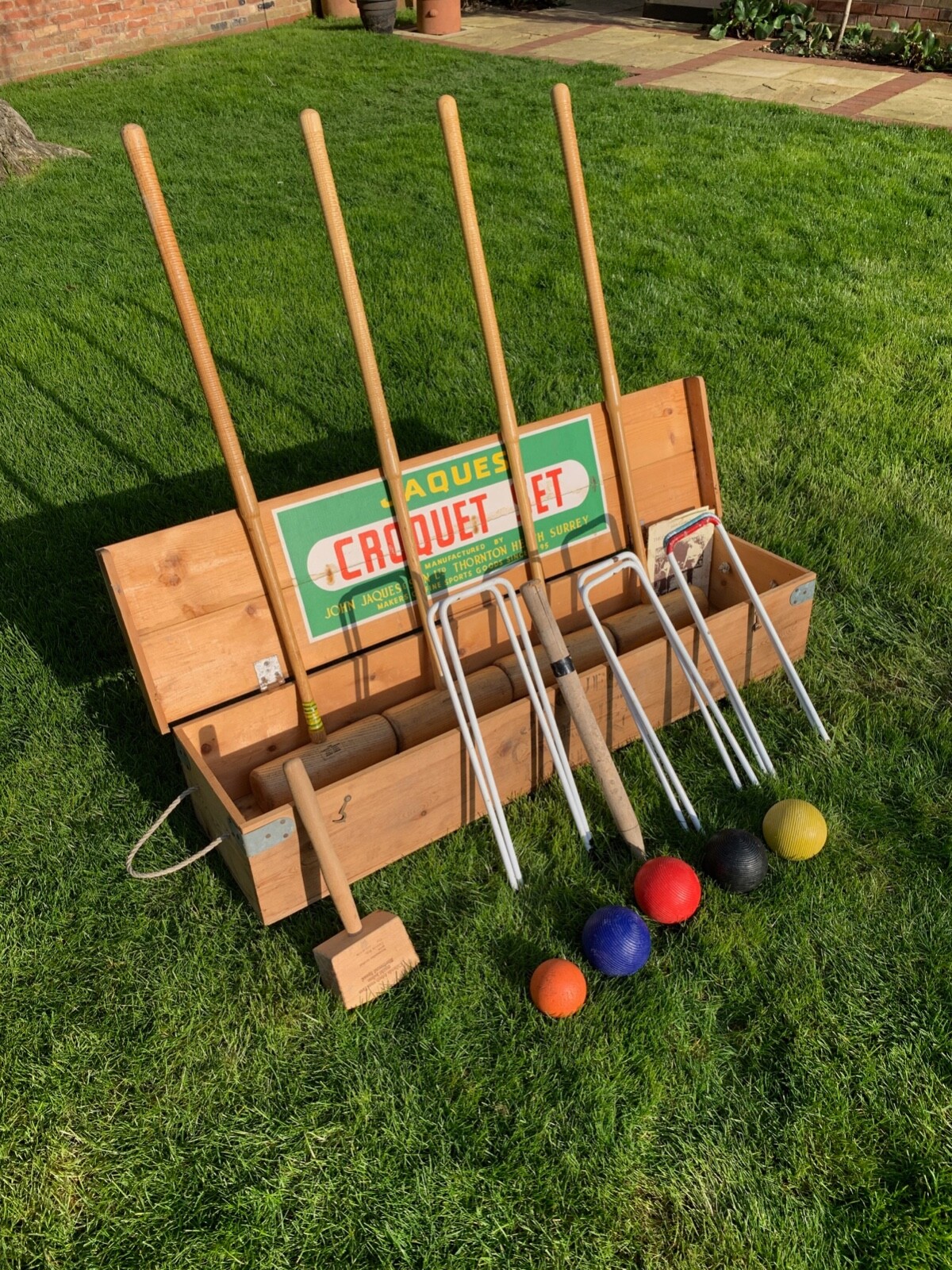Genuine Jaques Croquet set eBay