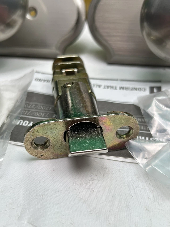 Weslock 01700SL20 Elegance Premiere Passage Impresa perilla de puerta - níquel satinado Foto 4 de 4