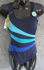 Zoggs Woman's Sandon Scoopback Swimsuits Classic Swimsuits UK 10 Blue