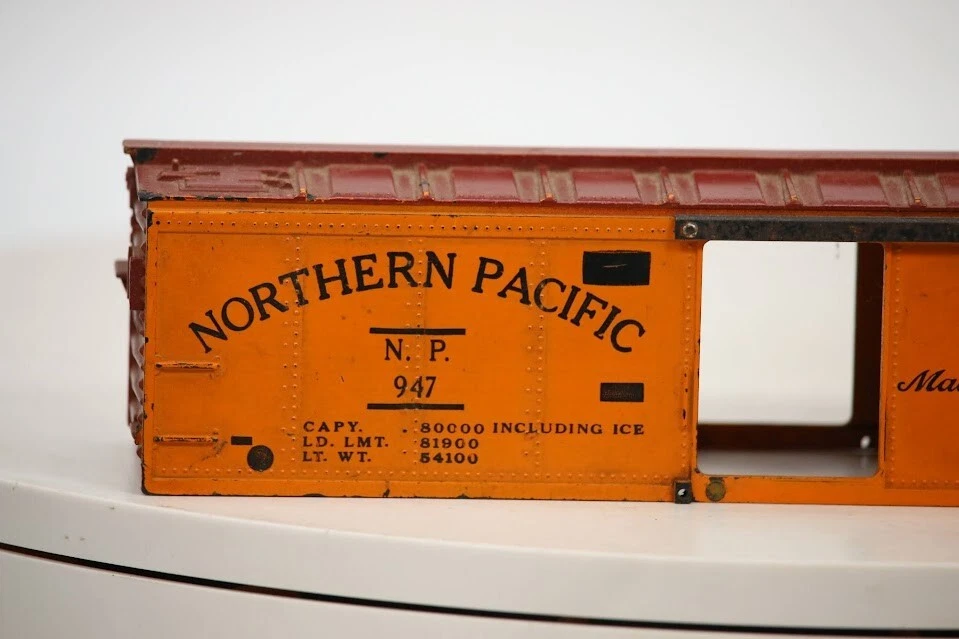 American Flyer #947 Northern Pacific Reefer/Boxcar SHELL ONLY S Gauge 1:64 Scale - Image 3 of 4