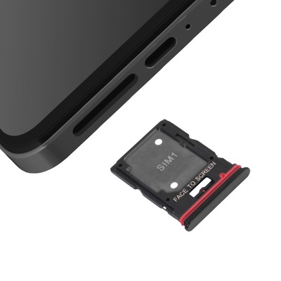 Clappio SIM card drawer for Xiaomi Redmi Note 11 Pro Dual Nano SIM, Grey