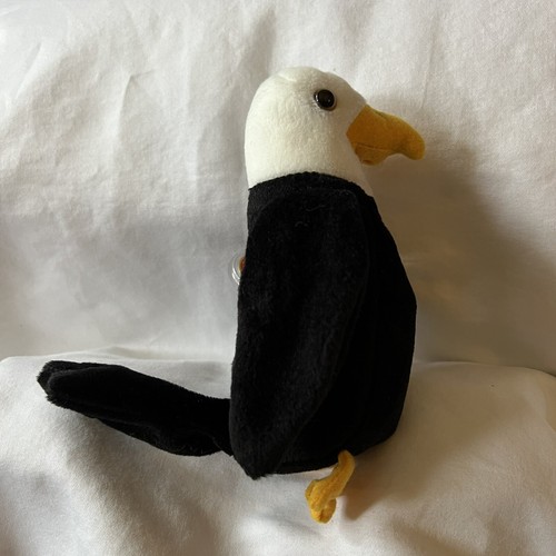 TY Beanie Baby Original Collection Retired 1996 Baldy The Eagle PVC #4074 - Picture 5 of 11