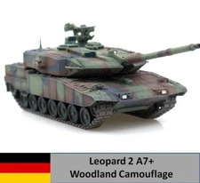 Panzerkampf 12203PB 1/72 Leopard 2 A7+ Battle Tank Woodland Camouflage, German
