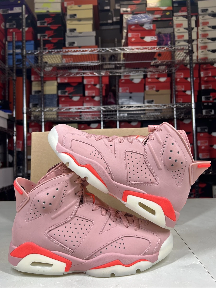 Air Jordan 6 Retro x Aleali May Millennial Pink Women s CI0550 600 Size 8W
