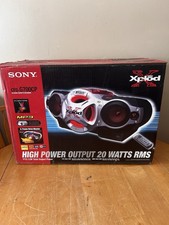 Sony Xplod CFD-G700CP CD/Radio/Cassette Boombox Red, Black, Silver Open Box New