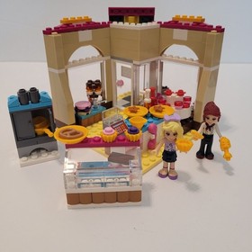 LEGO Friends Downtown Bakery Set 41006 Complete 2 Minifigures & Instructions
