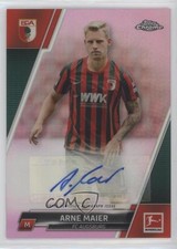 Arne Maier Chrome Bundesliga 2021 Pink Refractor /75 Auto