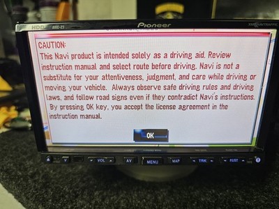 Pioneer AVIC-Z3 GPS Navigation DVD CD Receiver Parts Repair Read Description