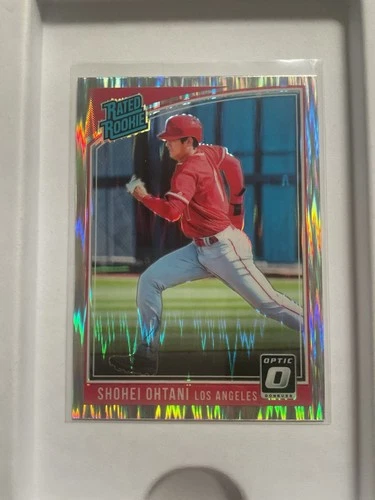 2018 Donruss Optic Rated Rookie Shohei Ohtani Shock Variation #56 RC Dodgers