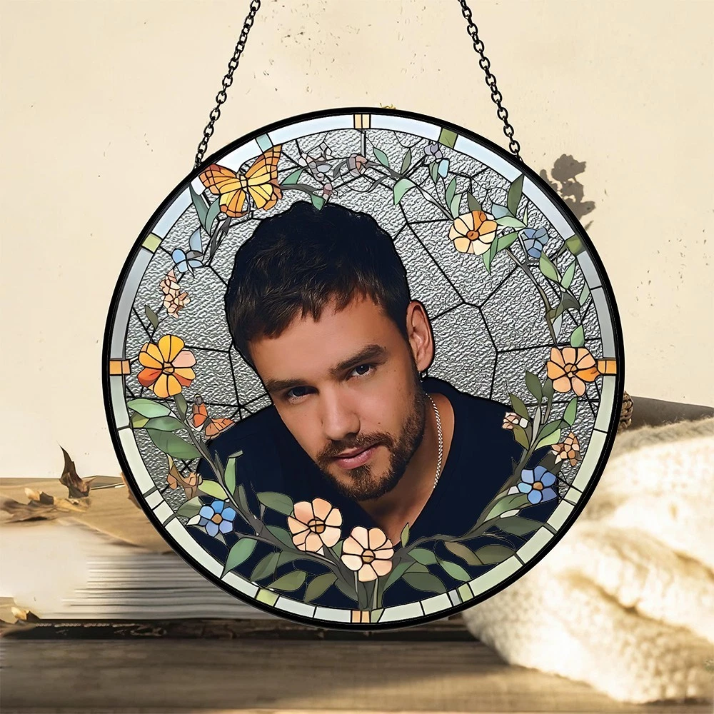 Liam Payne  Stained Glass Suncatcher- Home Window Hanging Ornament