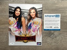 QC Peyton Royce Billie Kay IICONICS Signed 8x10 Photo ACOA WWE Wrestling AEW TNA