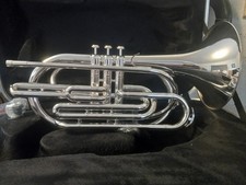 Focustyle Flugabone , Marching Bb Trombone SILVER PLATED .