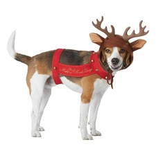 Reindeer Dog Pet Christmas Holiday Costume