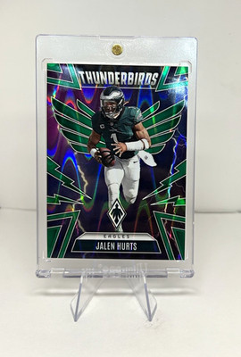 Panini 2025 Phoenix Thunderbirds Jalen Hurts #41 Green Seismic /25 Eagles 🍀💚