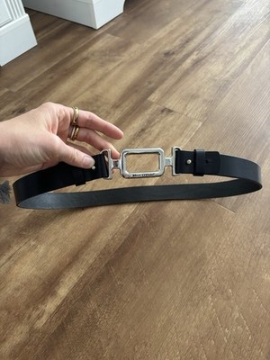 Marc O'Polo Ledergürtel/ 85 cm/ Schwarz