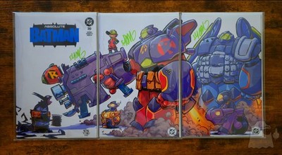 Absolute Batman #20 Triple Connecting Covers signed by Skottie w/ COA SOLD OUT 