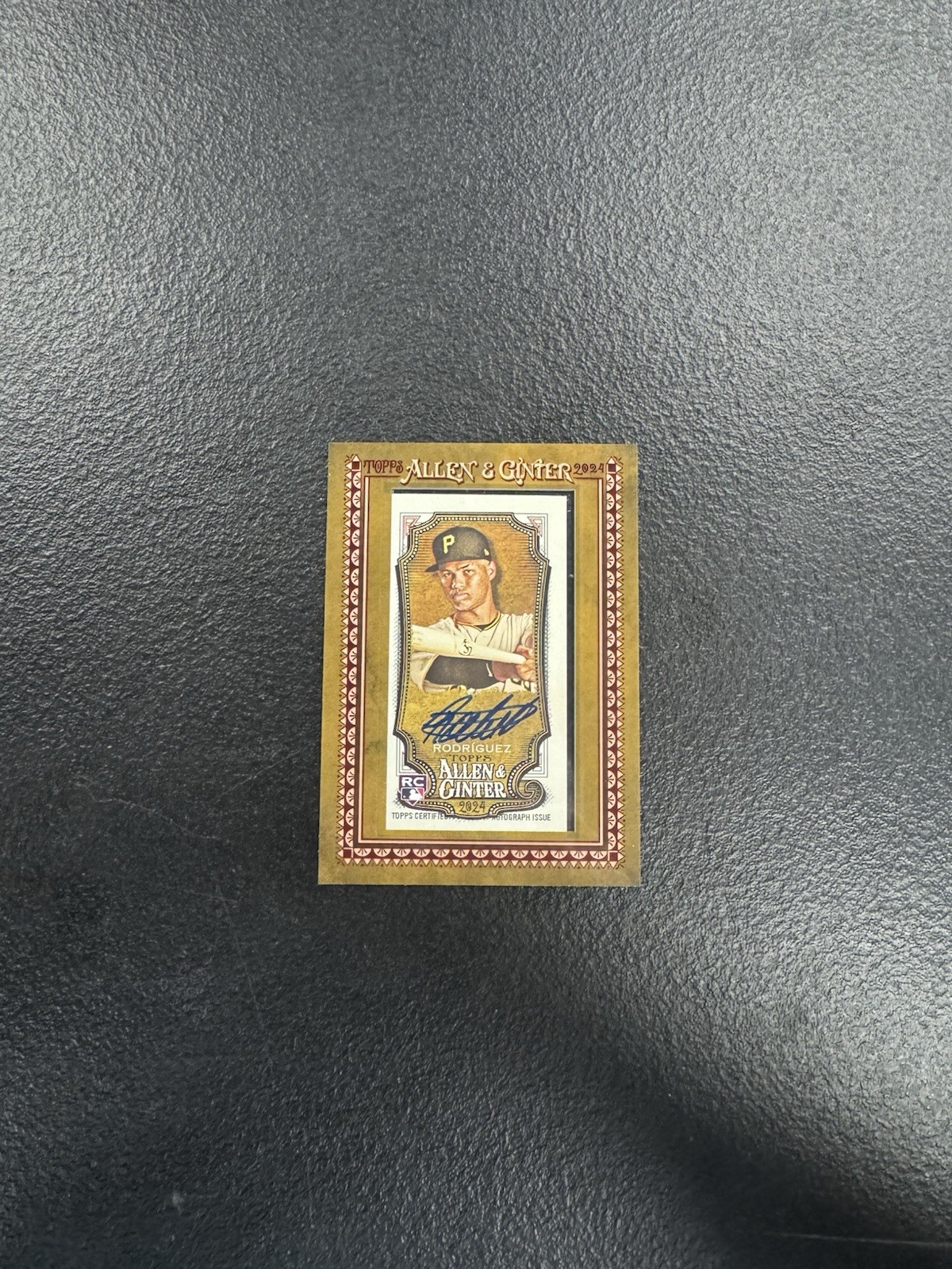 2024 Topps Allen & Ginter Framed Mini Endy Rodriguez Rookie Auto RC