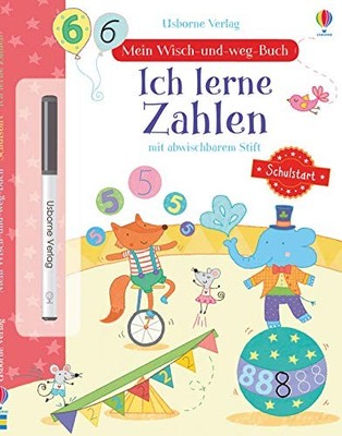 Mein Wisch-und-weg-Buch Schulstart: Ich lerne Zahlen By Hannah W