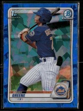 2020 Bowman Draft Sapphire Edition #BD-77 Isaiah Greene