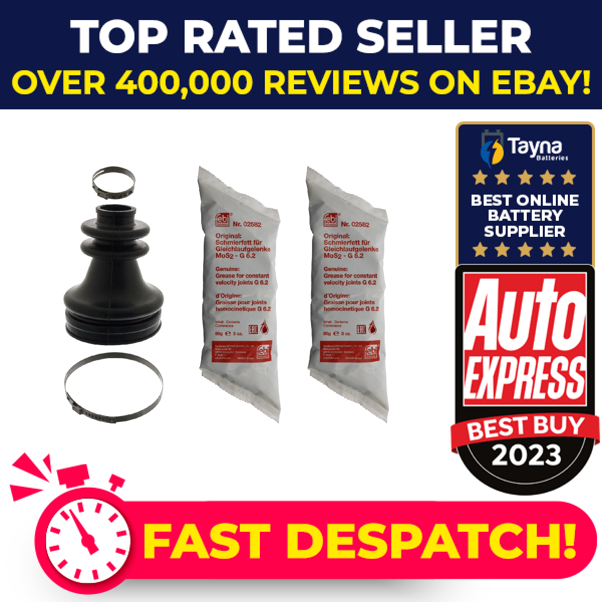 CV Joint Boot fits RENAULT MEGANE JA, JA0G, Mk1 96 to 03 C.V. Driveshaft Gaiter