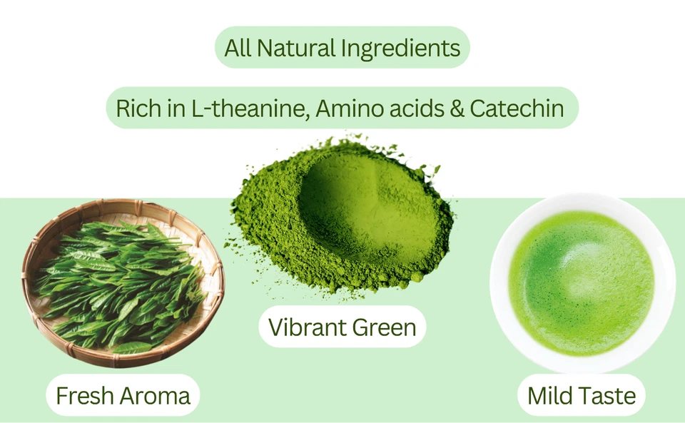 Matcha de grado ceremonial 1 kg - a granel - Japón - 100 % cosecha de primavera de primera descarga Foto 4 de 4