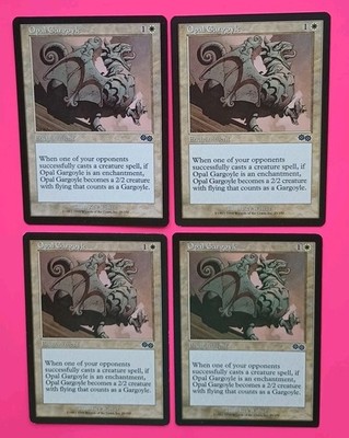 Magic the Gathering MTG Urza's Saga  OPAL GARGOYLE   X 4 LP/EX  C  1998 Nice!