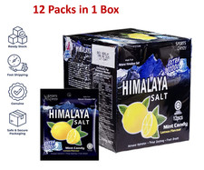 Himalaya Salt Sport Candy Extra Cool Lemon 12 Pack Hydration Throat Relief Fresh