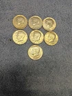 kennedy half dollar lot Of 7 40 percent silver.
