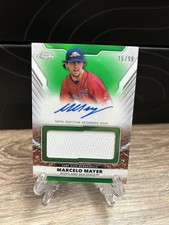 2025 Topps Pro Debut Marcelo Mayer Jumbo Autograph Relic Green /99
