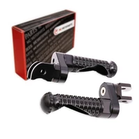 Black Racing Front 25mm Lower Foot Pegs For Kawasaki ZX-10R ZX-10RR Ninja 16-25 (For: Kawasaki Ninja ZX10R)