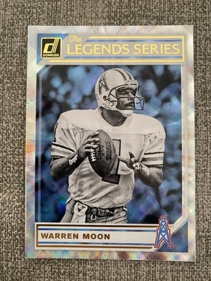 2019 Donruss #LS-18 Warren Moon The Legends Series Houston Oilers NFL - Bild 1 von 2