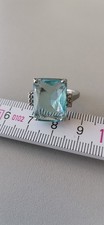 Wunderschöner Vintage Ring Mit Hellblauem ST...
